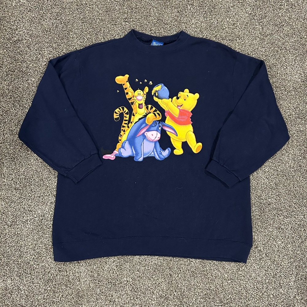 Vintage 90’s Disney Winnie the Pooh, Tigger & Eeyore Sweatshirt Woman’s Size 3X